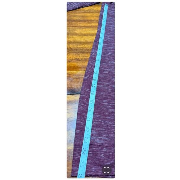 Gaiam Yoga Serene Fleece‎ Dress Hoodie Marled Wine Color Easy Fit SZ Large - Picture 9 of 9